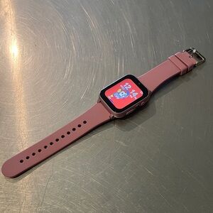 Smartwatch with Pink Strap